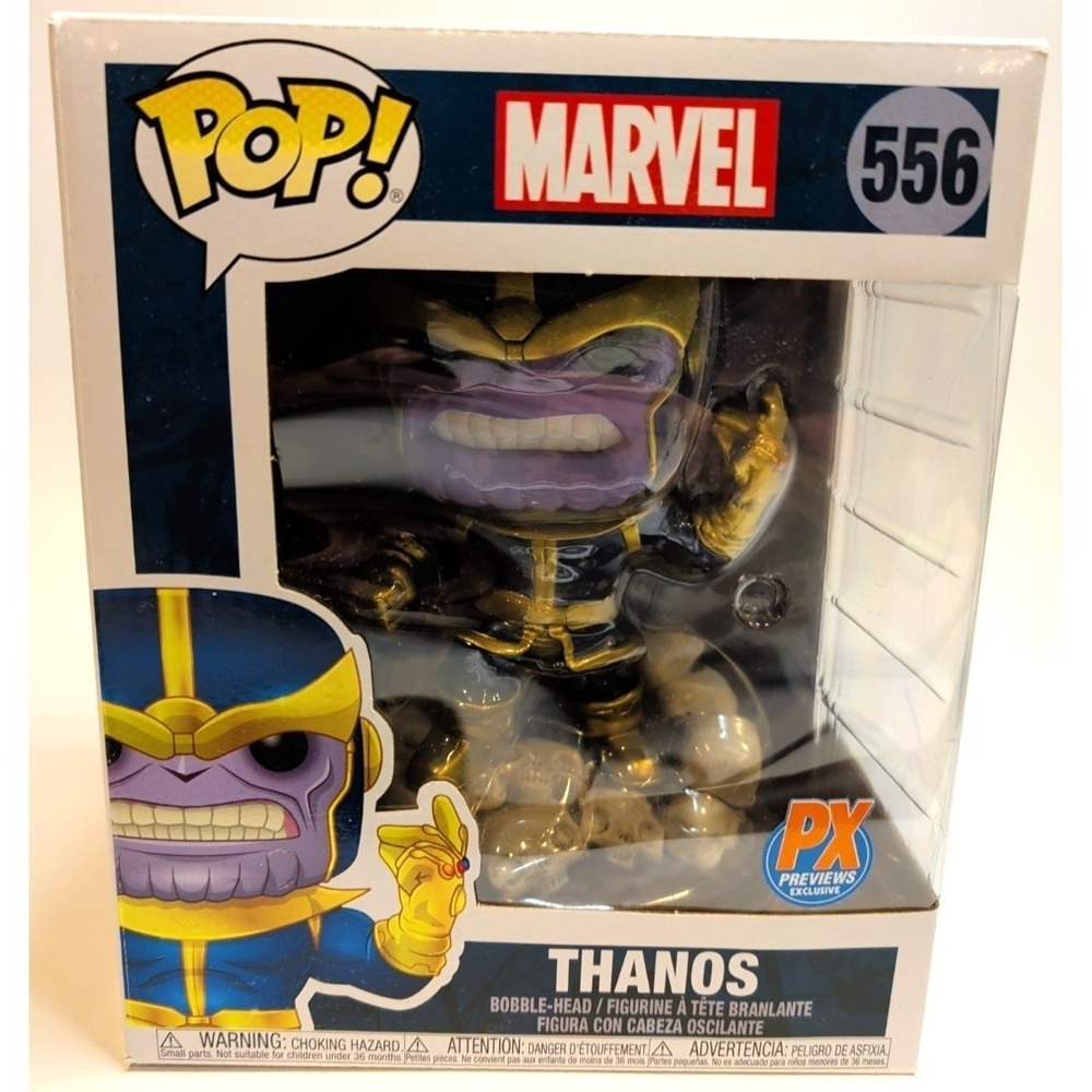 Funko Pop! Marvel Thanos #556 Deluxe PX Previews Exclusive Bobblehead New In Box